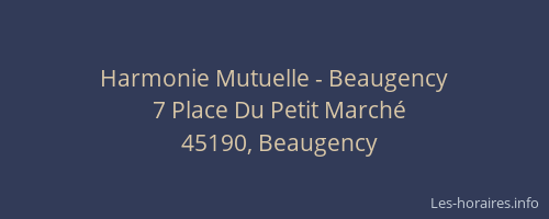 Harmonie Mutuelle - Beaugency