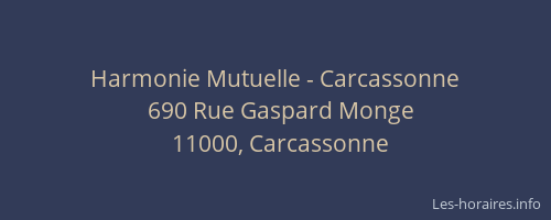 Harmonie Mutuelle - Carcassonne