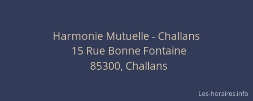 Harmonie Mutuelle - Challans