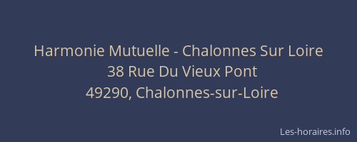 Harmonie Mutuelle - Chalonnes Sur Loire
