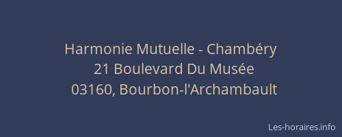 Harmonie Mutuelle - Chambéry