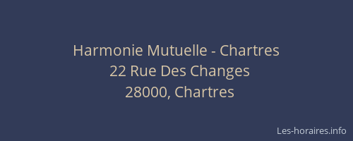 Harmonie Mutuelle - Chartres