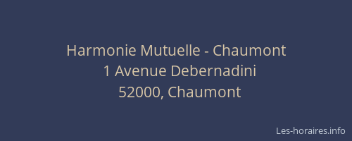 Harmonie Mutuelle - Chaumont
