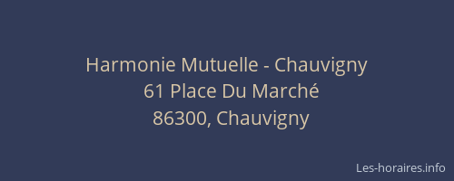 Harmonie Mutuelle - Chauvigny