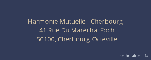 Harmonie Mutuelle - Cherbourg