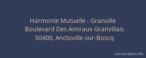 Harmonie Mutuelle - Granville