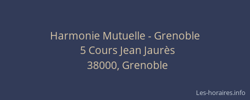 Harmonie Mutuelle - Grenoble