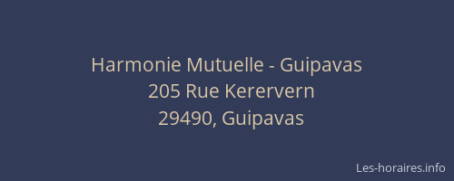 Harmonie Mutuelle - Guipavas