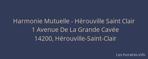 Harmonie Mutuelle - Hérouville Saint Clair