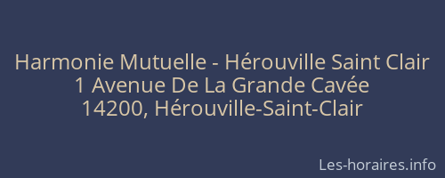 Harmonie Mutuelle - Hérouville Saint Clair