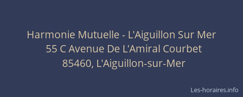 Harmonie Mutuelle - L'Aiguillon Sur Mer