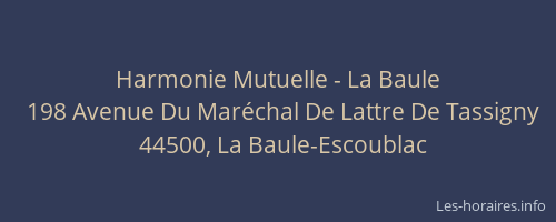 Harmonie Mutuelle - La Baule
