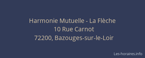 Harmonie Mutuelle - La Fl&egrave;che