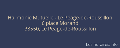 Harmonie Mutuelle - Le Péage-de-Roussillon