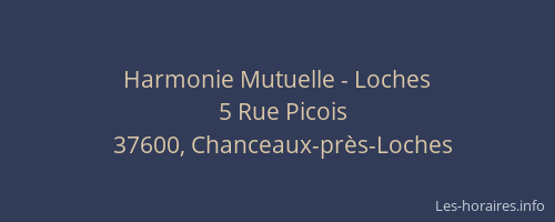 Harmonie Mutuelle - Loches