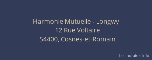 Harmonie Mutuelle - Longwy