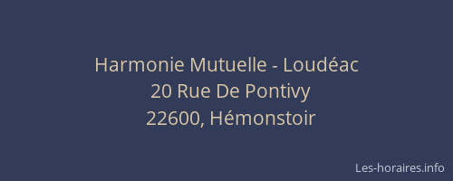 Harmonie Mutuelle - Loud&eacute;ac