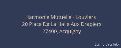 Harmonie Mutuelle - Louviers