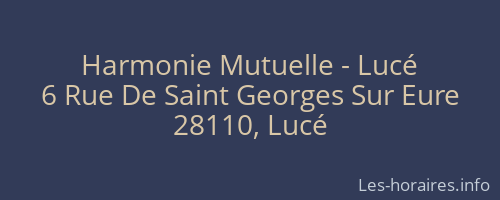 Harmonie Mutuelle - Lucé