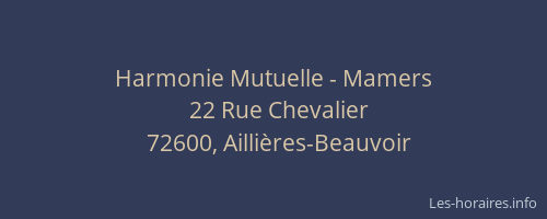 Harmonie Mutuelle - Mamers