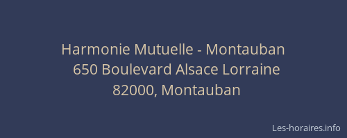 Harmonie Mutuelle - Montauban