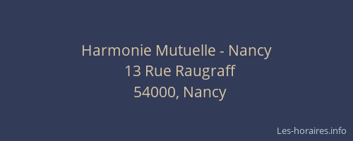 Harmonie Mutuelle - Nancy
