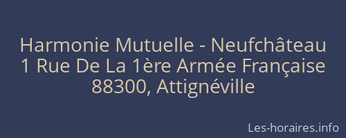 Harmonie Mutuelle - Neufchâteau