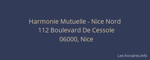 Harmonie Mutuelle - Nice Nord