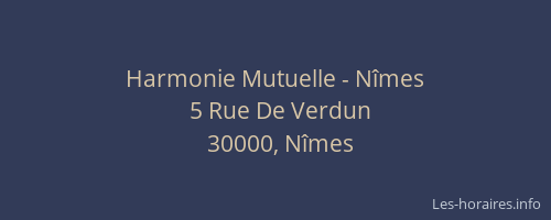 Harmonie Mutuelle - Nîmes