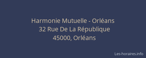 Harmonie Mutuelle - Orléans