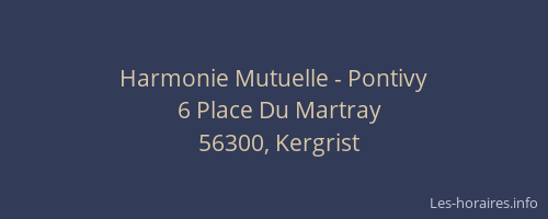 Harmonie Mutuelle - Pontivy