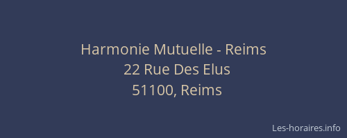 Harmonie Mutuelle - Reims