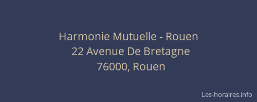 Harmonie Mutuelle - Rouen