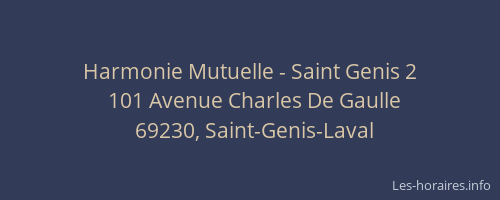 Harmonie Mutuelle - Saint Genis 2