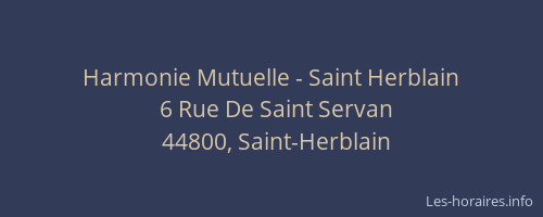 Harmonie Mutuelle - Saint Herblain