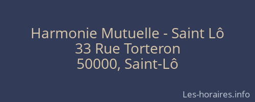 Harmonie Mutuelle - Saint Lô