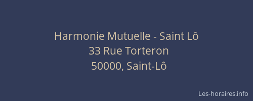 Harmonie Mutuelle - Saint Lô