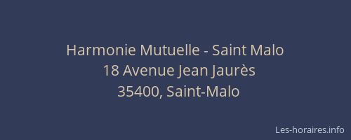 Harmonie Mutuelle - Saint Malo
