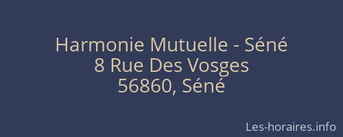 Harmonie Mutuelle - Séné