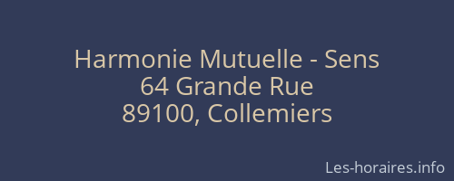 Harmonie Mutuelle - Sens