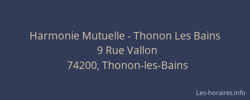 Harmonie Mutuelle - Thonon Les Bains