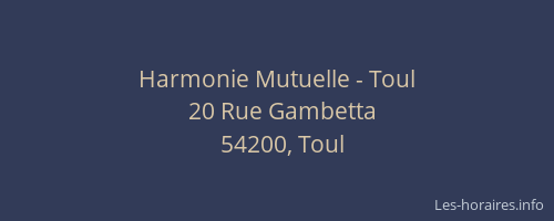 Harmonie Mutuelle - Toul