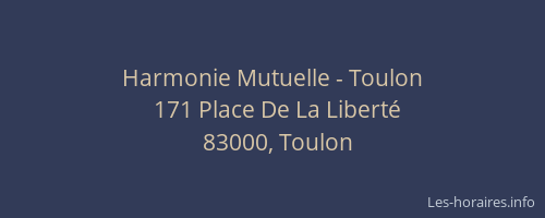 Harmonie Mutuelle - Toulon