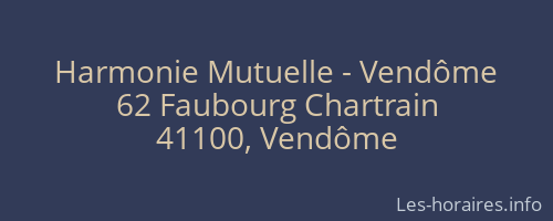 Harmonie Mutuelle - Vendôme