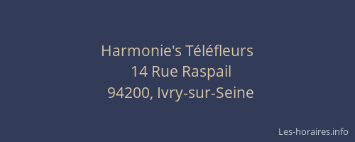 Harmonie's Téléfleurs