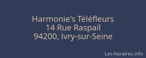 Harmonie's Téléfleurs