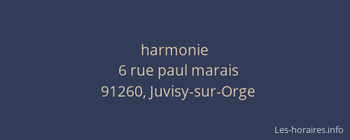harmonie