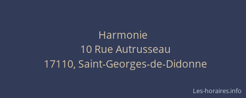 Harmonie