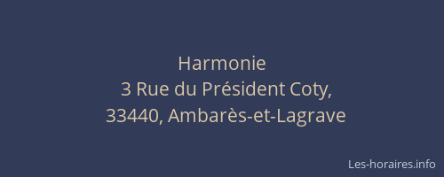 Harmonie