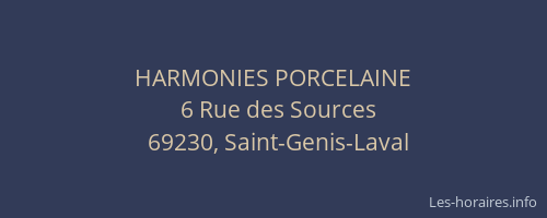 HARMONIES PORCELAINE